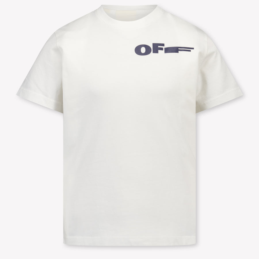 Off-White Kinder Jungen T-Shirt In Weiß