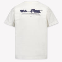 Off-White Kinder Jungen T-Shirt In Weiß