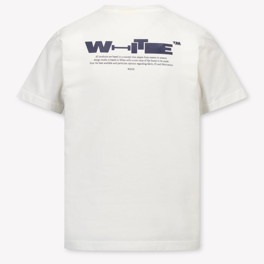 Off-White Kinder Jungen T-Shirt In Weiß