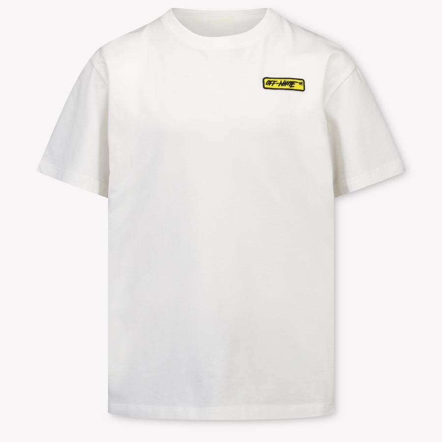 Off-White Kinder Jungen T-Shirt In Weiß