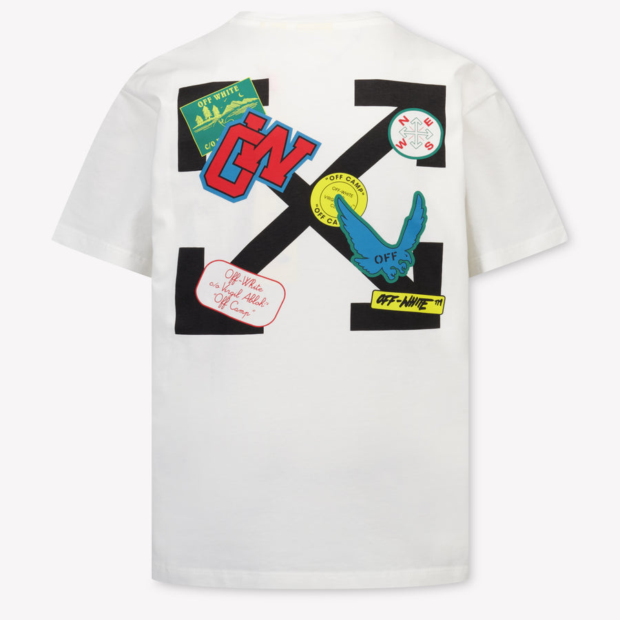 Off-White Kinder Jungen T-Shirt In Weiß