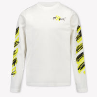 Off-White Kinder Jungen T-Shirt In Weiß