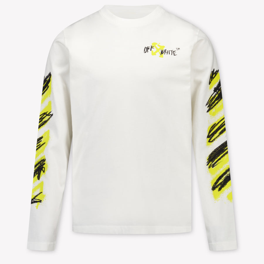Off-White Kinder Jungen T-Shirt In Weiß