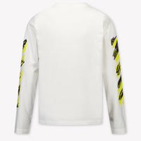 Off-White Kinder Jungen T-Shirt In Weiß