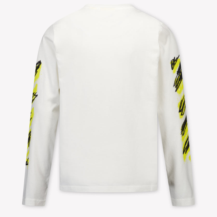 Off-White Kinder Jungen T-Shirt In Weiß