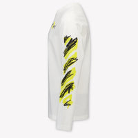 Off-White Kinder Jungen T-Shirt In Weiß