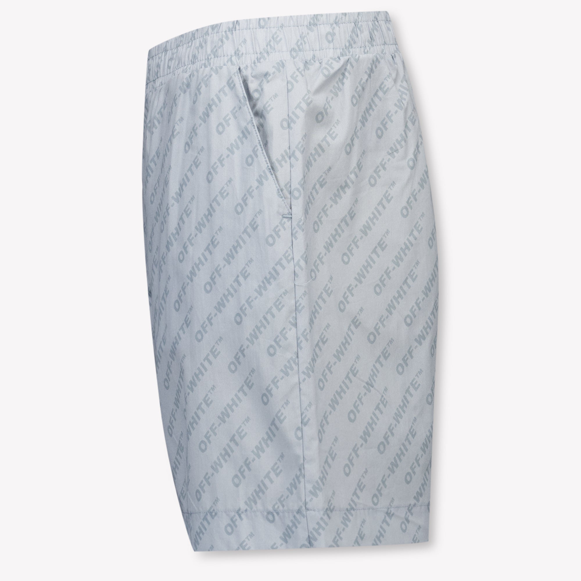Off-White Kids Boys Shorts In Light Blue