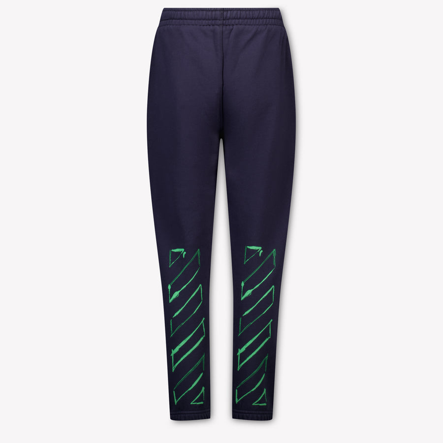Off-White niños Chicos pantalones en Azul Sscuro