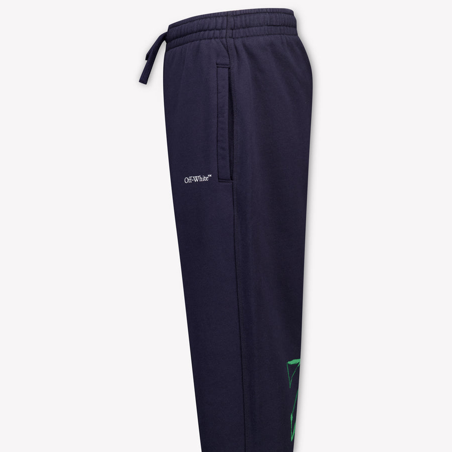 Off-White niños Chicos pantalones en Azul Sscuro