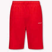 Off-White Kids Boys Shorts In Red
