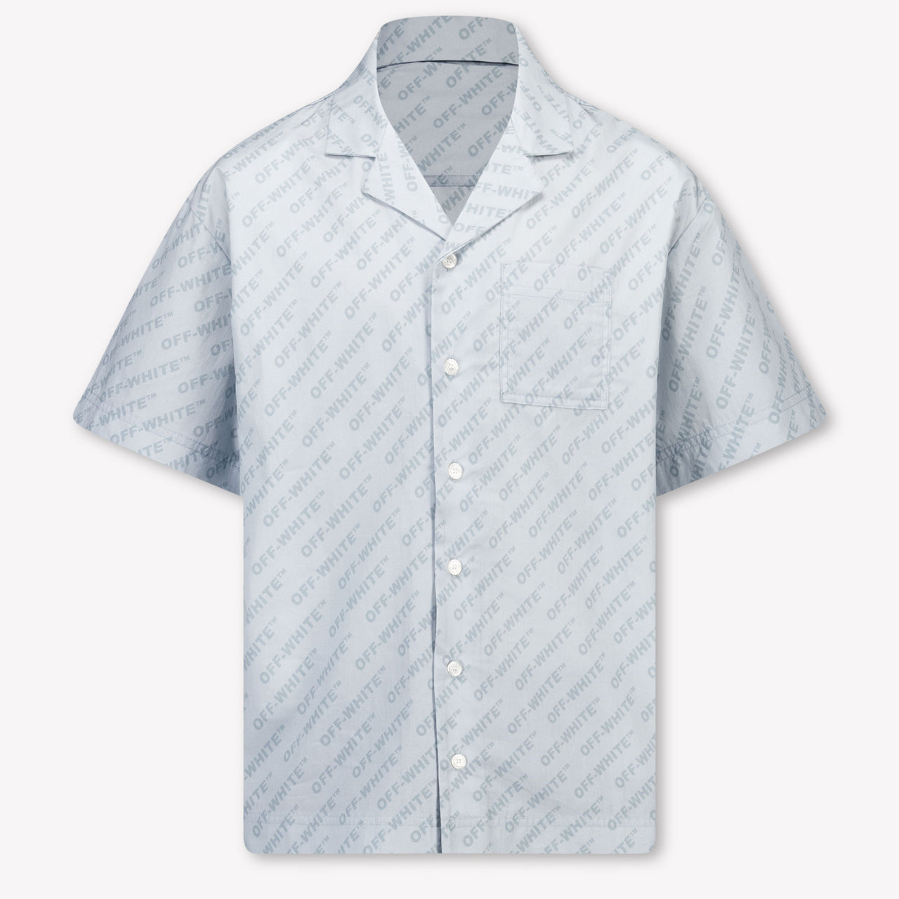 Off-White Enfants Garçons Chemisier Bleu Clair