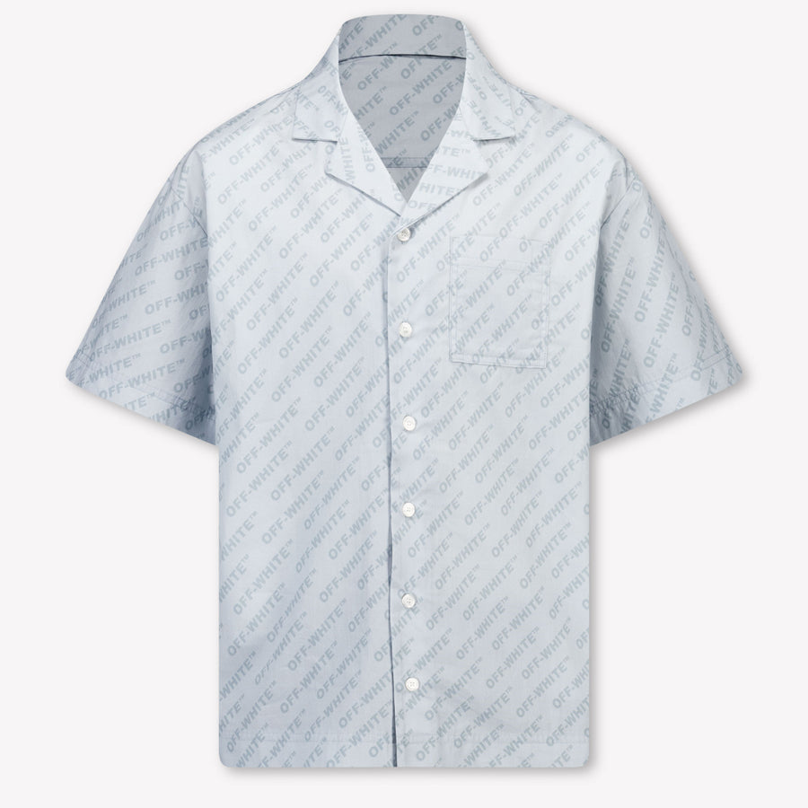 Off-White Enfants Garçons Chemisier Bleu Clair