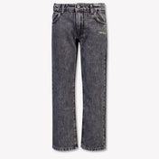 Off-White Bambini Ragazzi Jeans Dentro Grigio