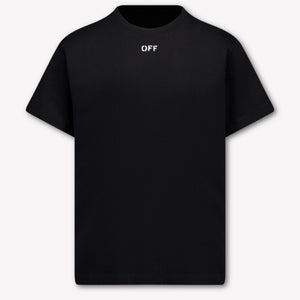 Off-White niños Chicas Camiseta adentro Negro