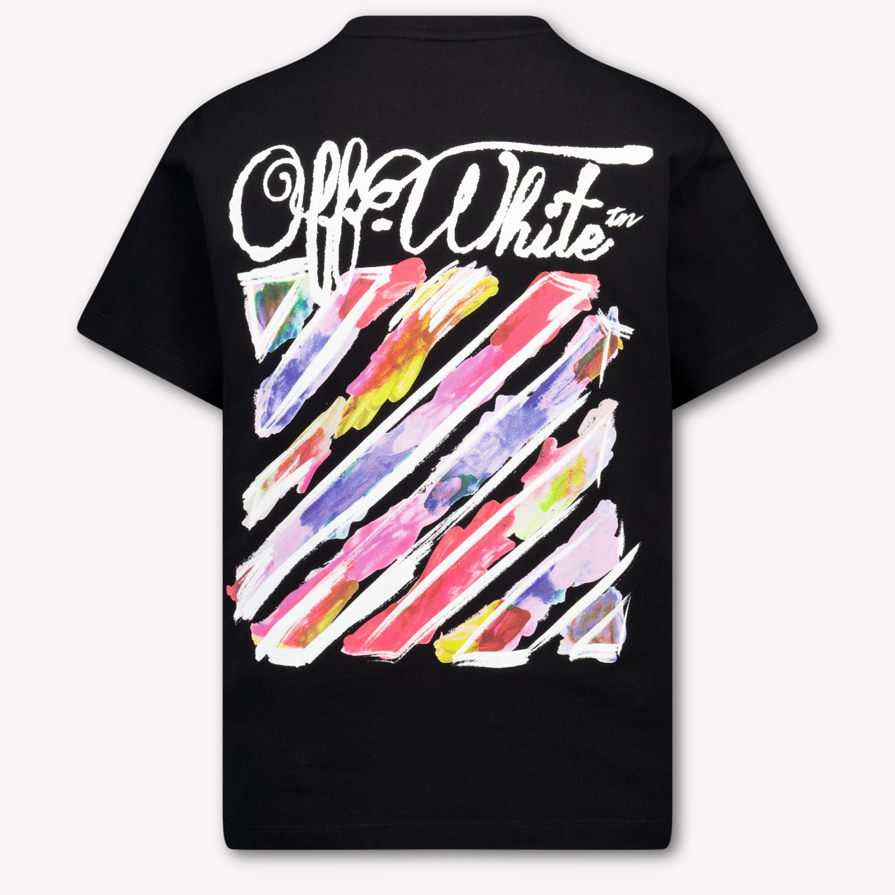 Off-White niños Chicas Camiseta adentro Negro