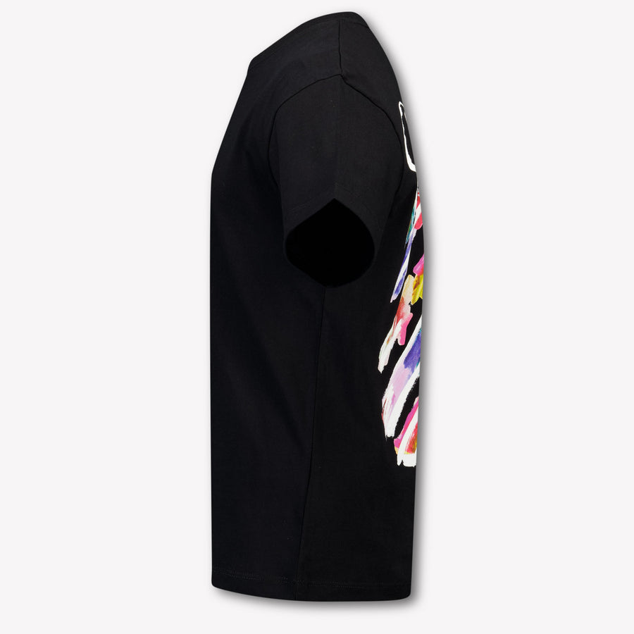 Off-White niños Chicas Camiseta adentro Negro