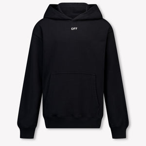 Off-White Kinder Mädchen Strickjacke In Schwarz