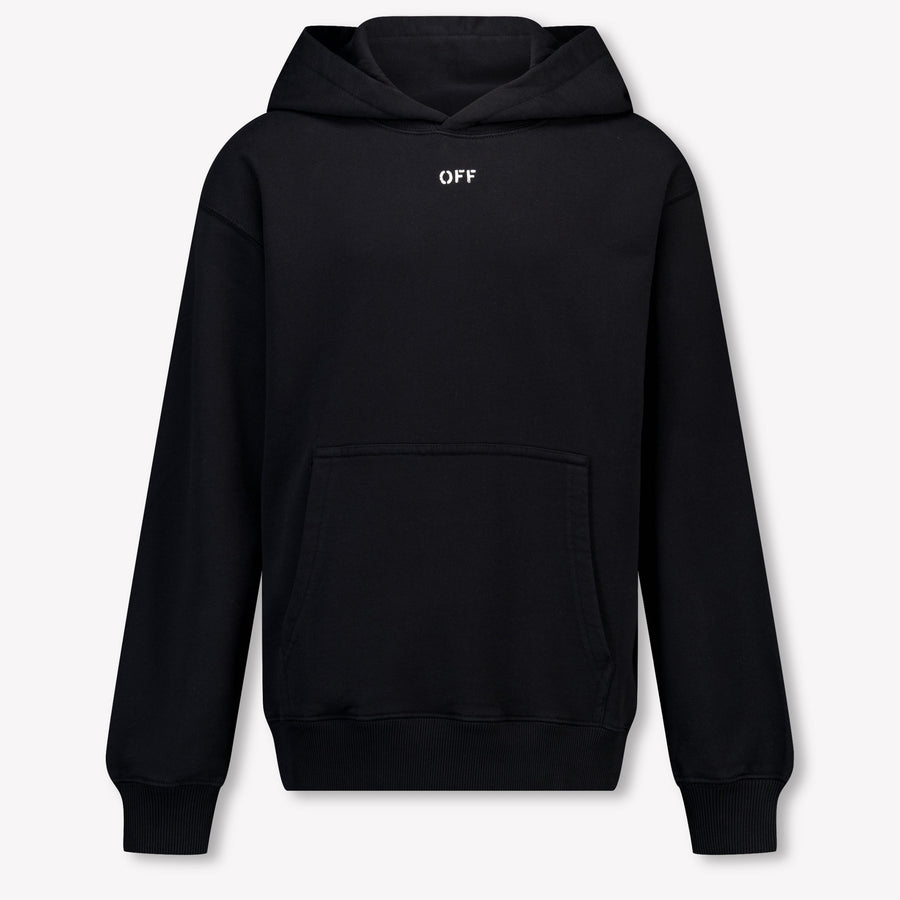 Off-White Kinder Mädchen Strickjacke In Schwarz