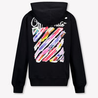 Off-White Kinder Mädchen Strickjacke In Schwarz