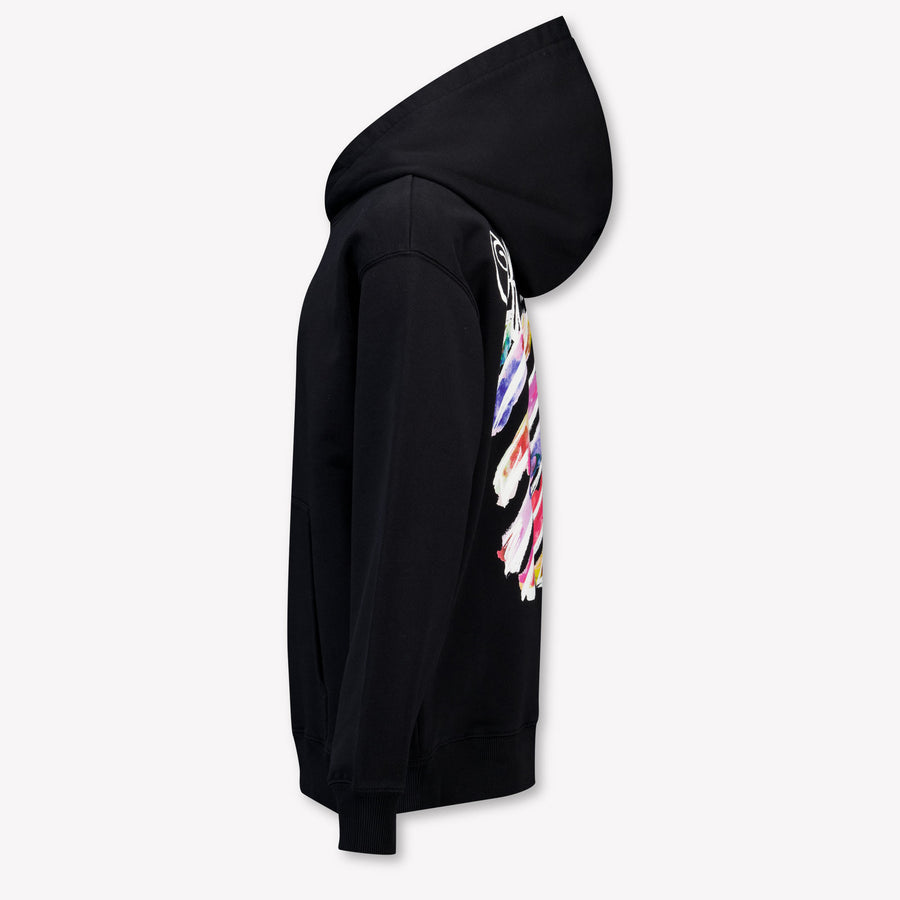 Off-White Kinder Mädchen Strickjacke In Schwarz