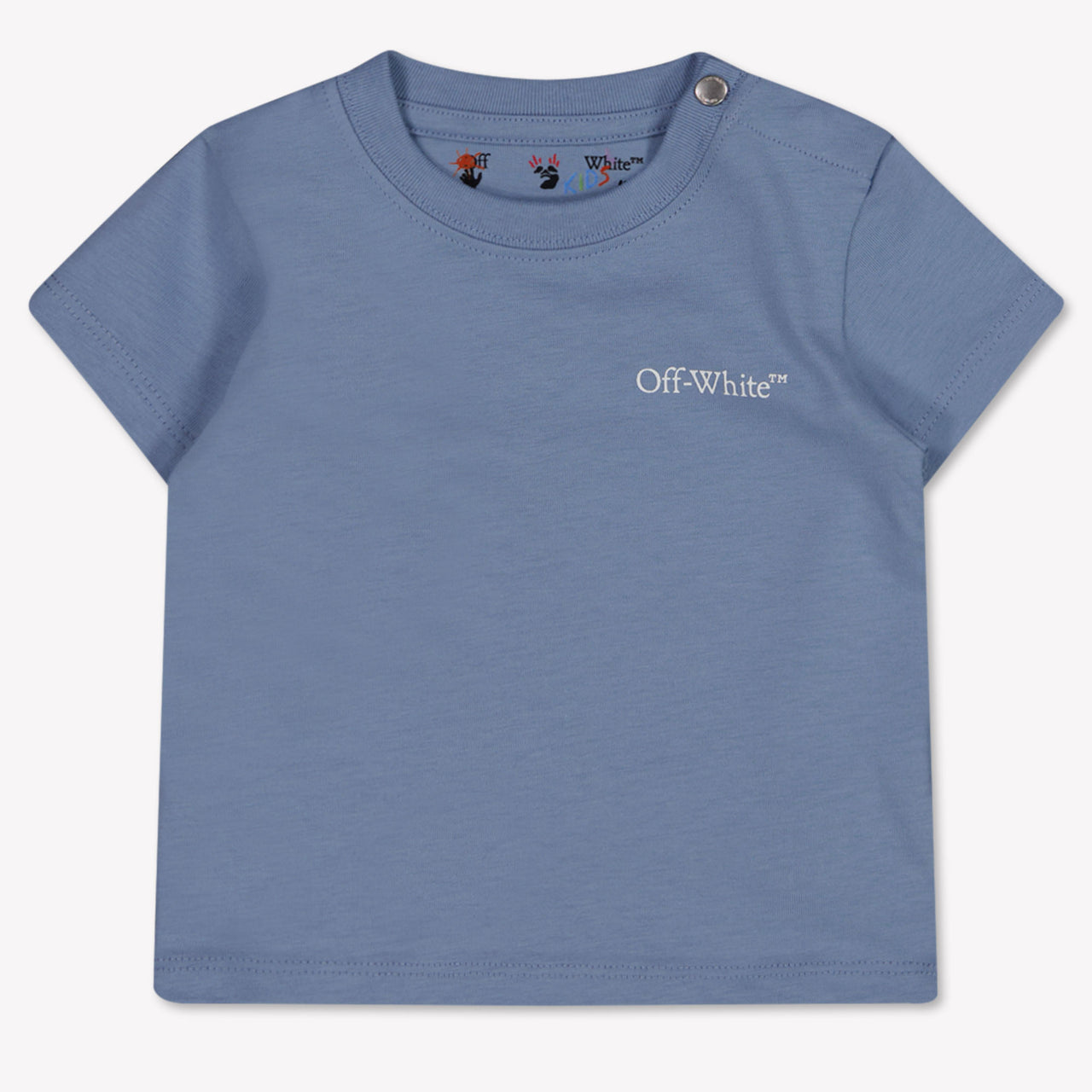 Off-White Baby Jungen T-Shirt In Hellblau