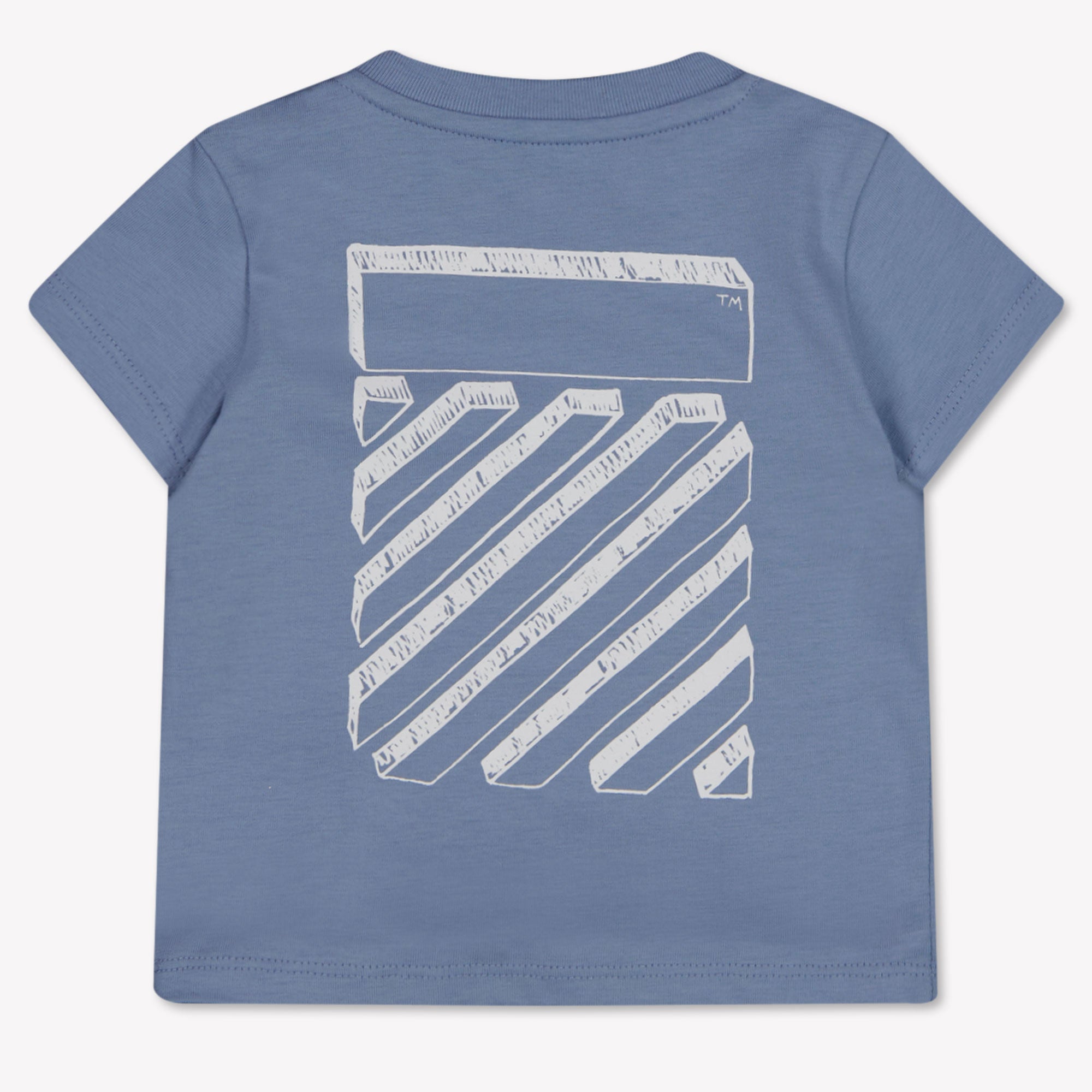 Off-White Baby Jongens T-Shirt In Licht Blauw