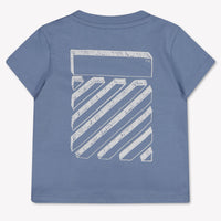 Off-White Baby Jungen T-Shirt In Hellblau