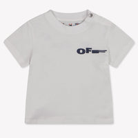 Off-White Baby Jungen T-Shirt In Weiß