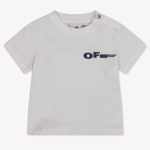 Off-White Baby Jungen T-Shirt In Weiß
