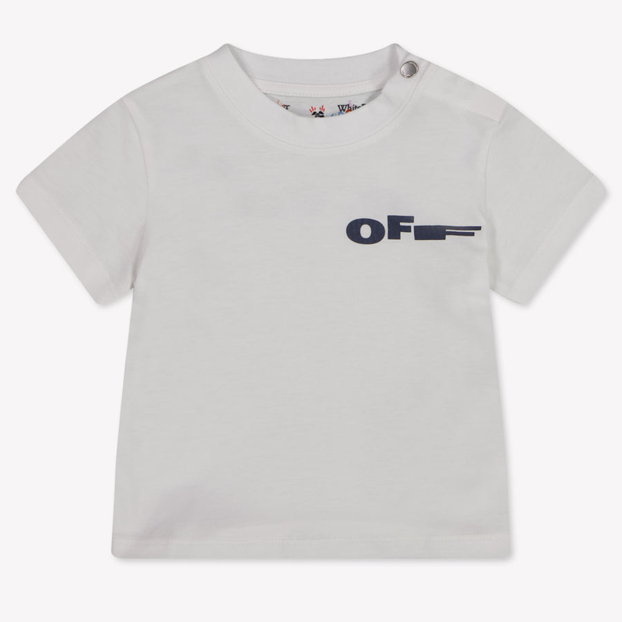 Off-White Baby Jungen T-Shirt In Weiß