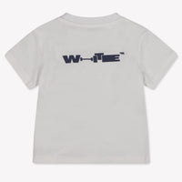 Off-White Baby Jungen T-Shirt In Weiß