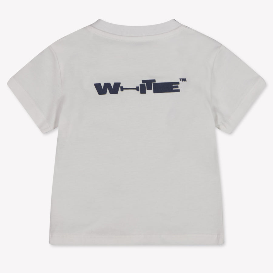 Off-White Baby Jungen T-Shirt In Weiß