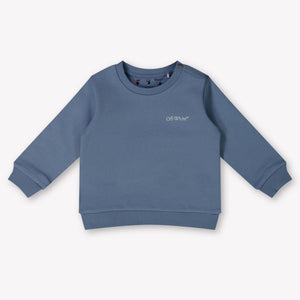Off-White Bambino Ragazzi Maglione dentro Azzurro