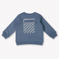 Off-White Bambino Ragazzi Maglione dentro Azzurro