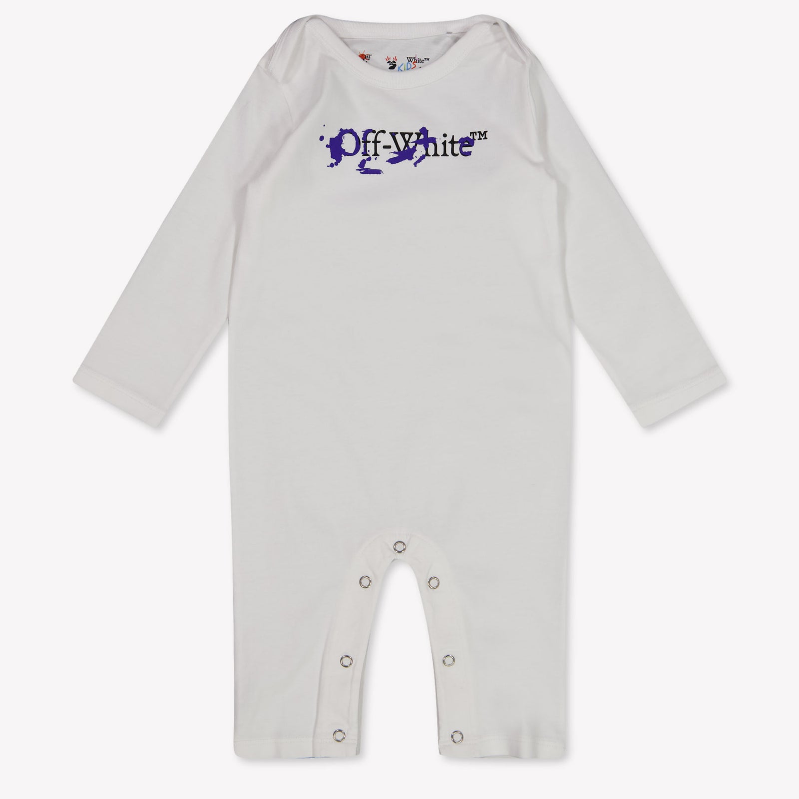 Off-White Baby Boys Playsuit In White