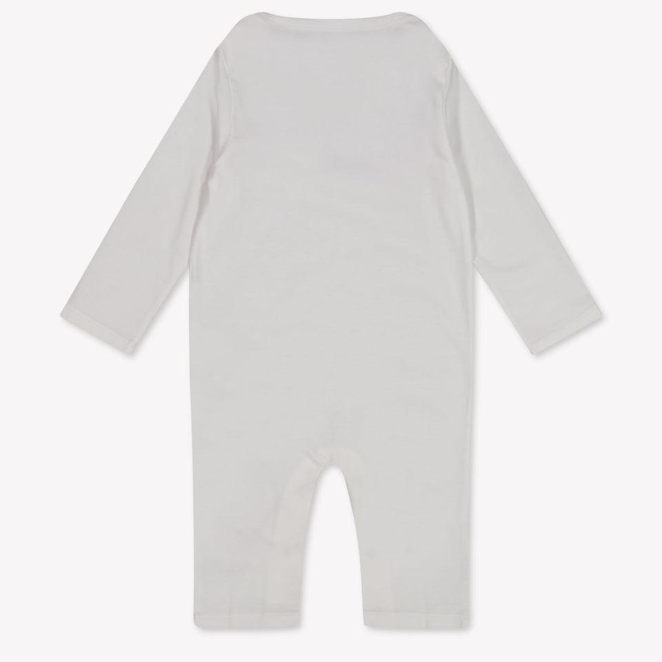 Off-White Baby Boys Playsuit In White