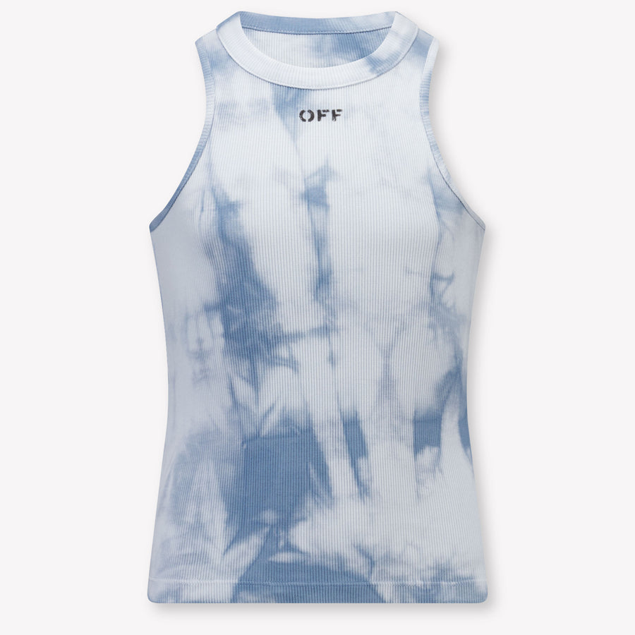 Off-White Mädchen T-Shirt in Hellblau