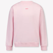 Off-White Kinder Mädchen Pullover rein Hellrosa
