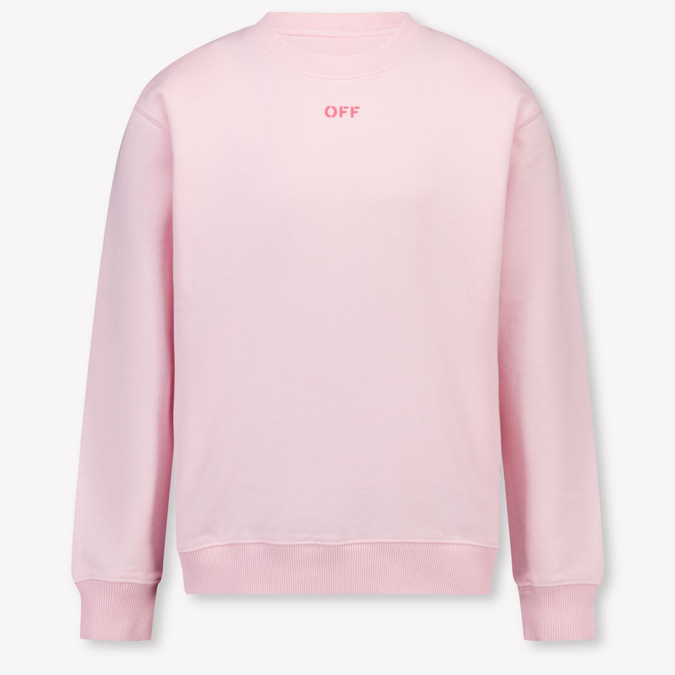 Off-White Kinder Mädchen Pullover rein Hellrosa