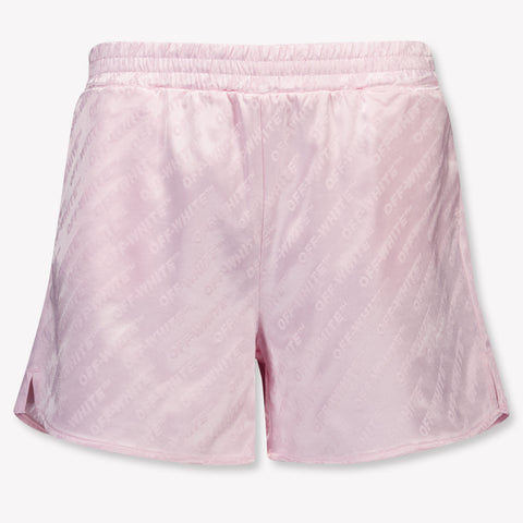 Off-White Kids Girls Shorts In Light Pink