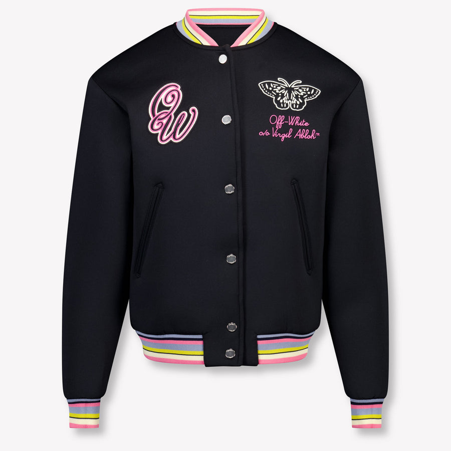 Off-White niños Chicas Entre chaqueta Negro