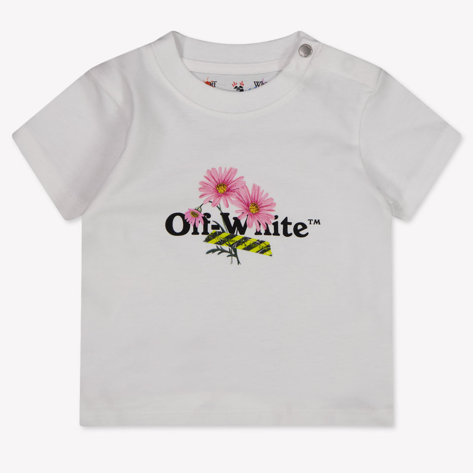 Off-White Baby Girls T-Shirt In White