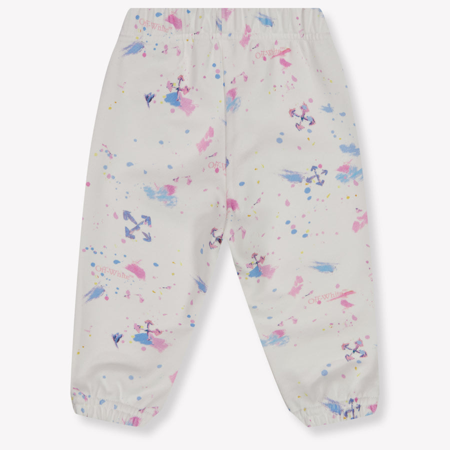 Off-White Baby Meisjes Broek In Wit
