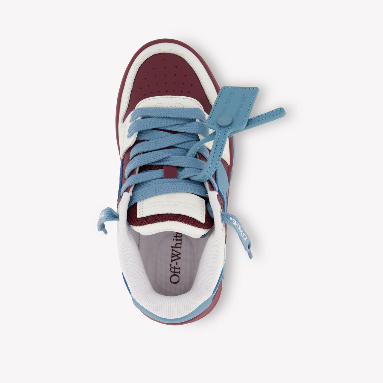 Off-White Boys Sneakers In Bordeaux