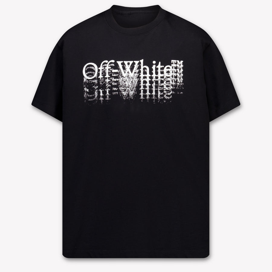 Off-White niños Chicos Camiseta adentro Negro