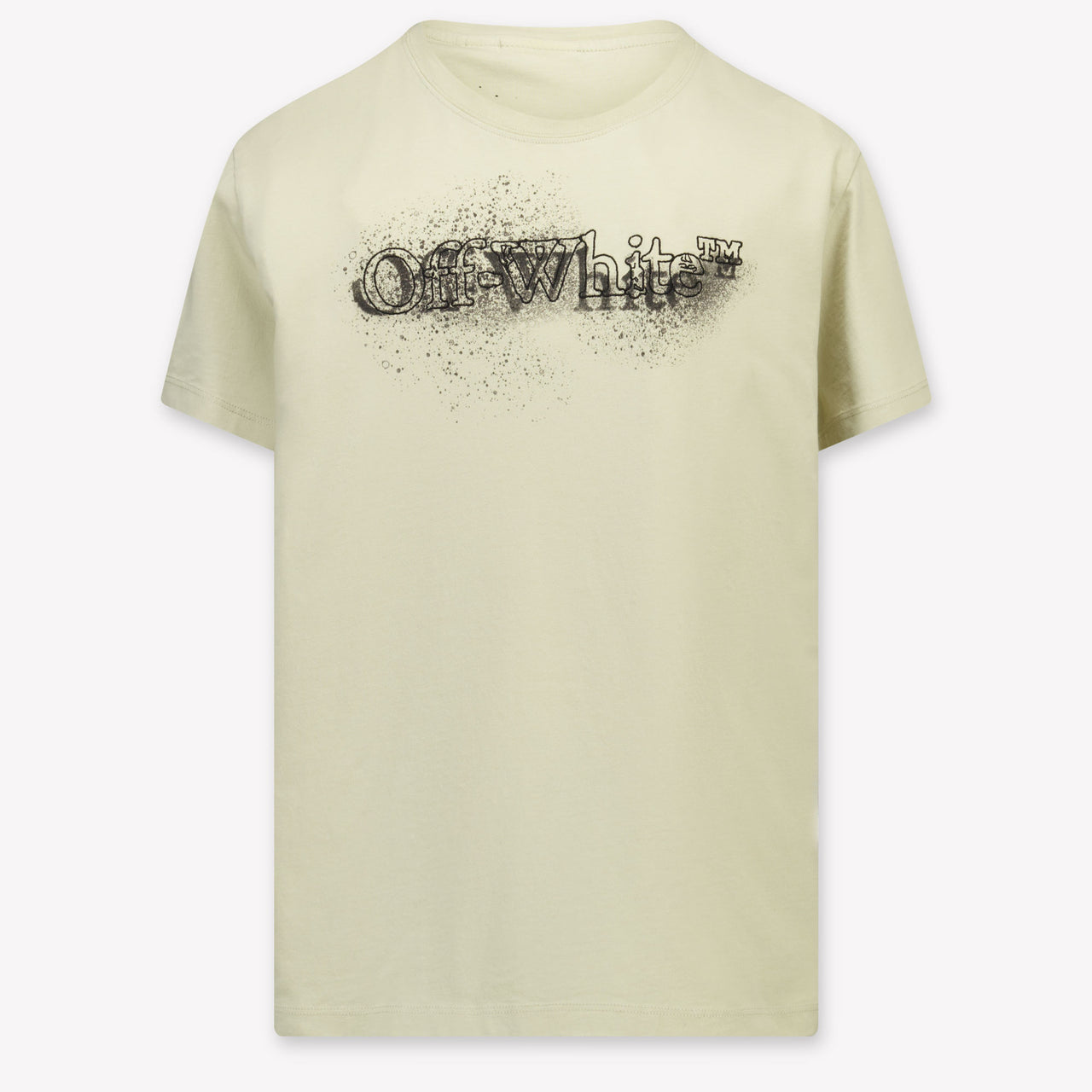 Off-White niños Chicos Camiseta adentro Beige