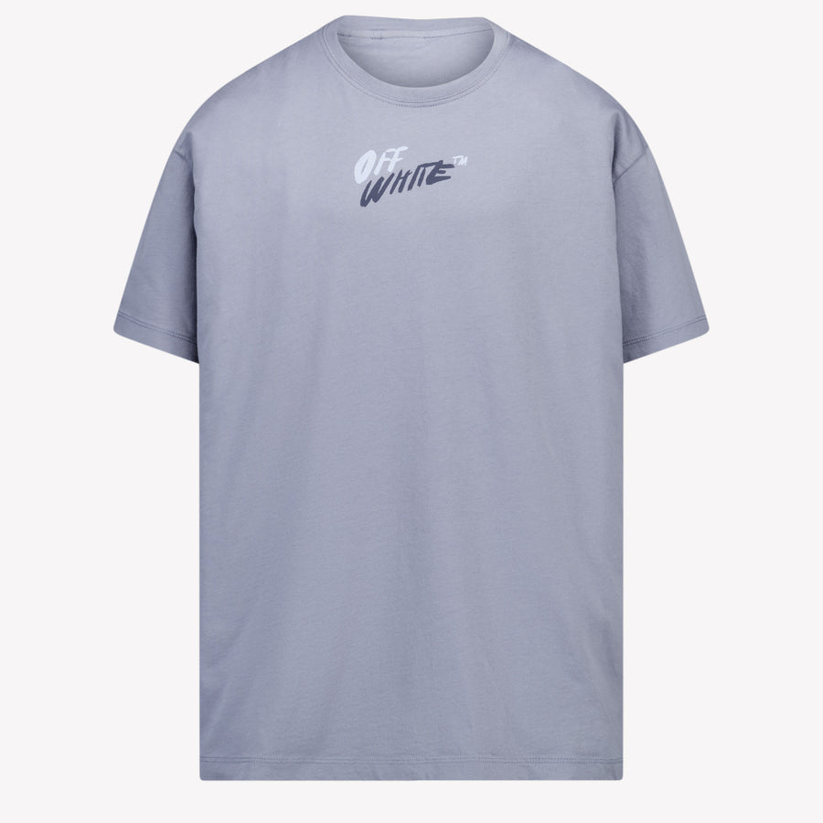 Off-White Enfants Garçons T-shirt dans Bleu Clair