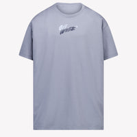 Off-White Enfants Garçons T-shirt dans Bleu Clair