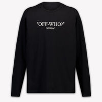 Off-White niños Chicos Camiseta adentro Negro