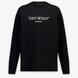 Off-White niños Chicos Camiseta adentro Negro